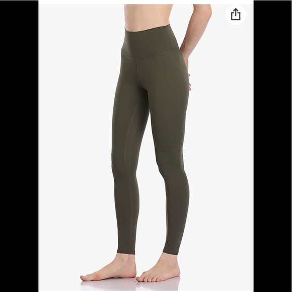 High Waisted Yoga Pants Full-Length Leggings - Picture 3 of 4